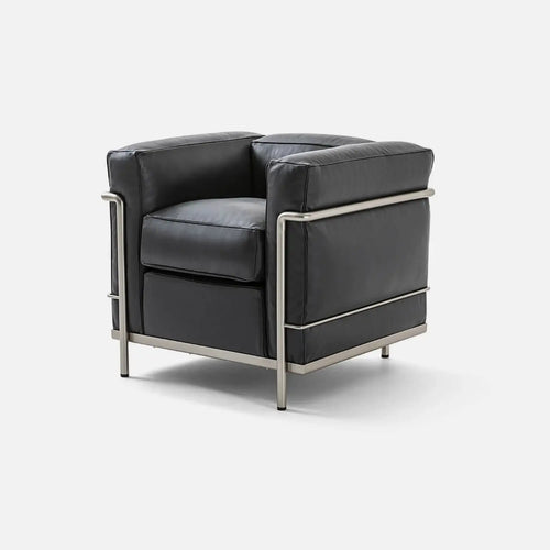 2 Fauteuil Grand Confort, Petit Modèle in feather by Cassina