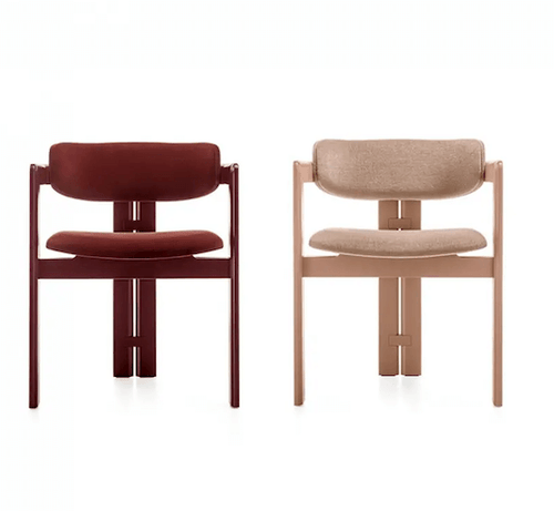 Armchair 0414 by Gallotti&Radice Bordeaux