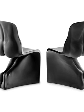 Him + Her matt black by Horm