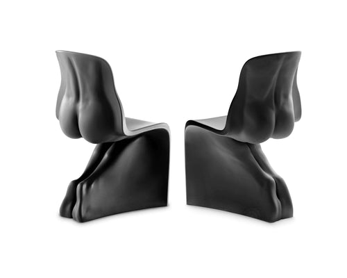 Him + Her matt black by Horm