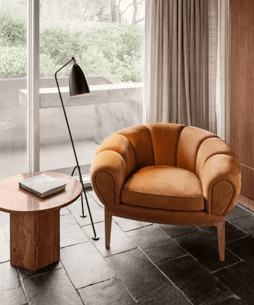 Croissant Lounge Chair by Gubi