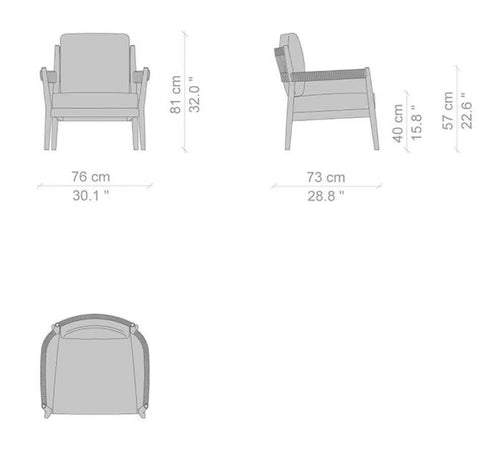 Dine Out Armchair by Cassina